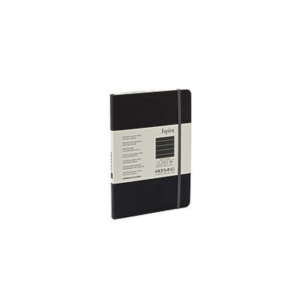 Fabriano, Ispira, Softcover, Lined, A5, Book, 5.8"x8.3", Black
